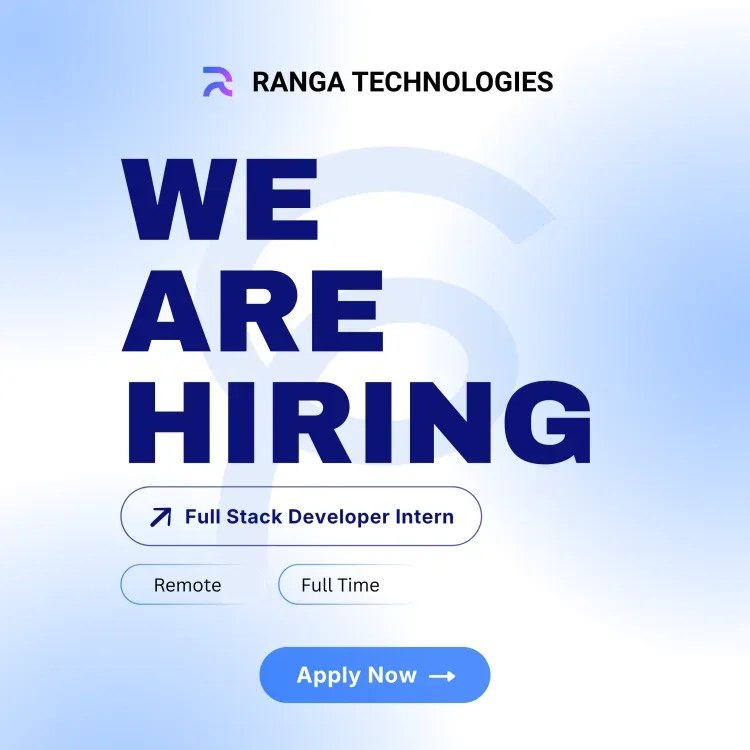 Full Stack Developer Intern – Ranga Technologies (Colombo) | JobPortal LK